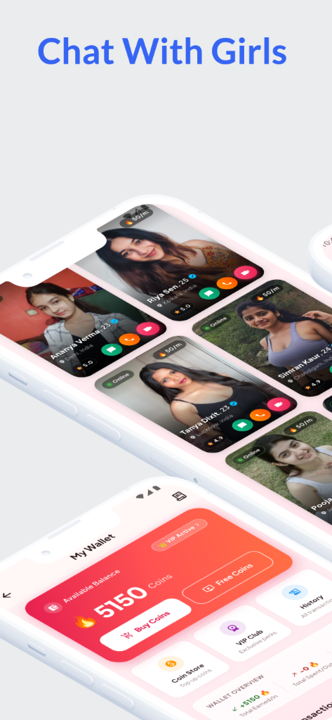 AngloChat Chat with Girls App Screen
