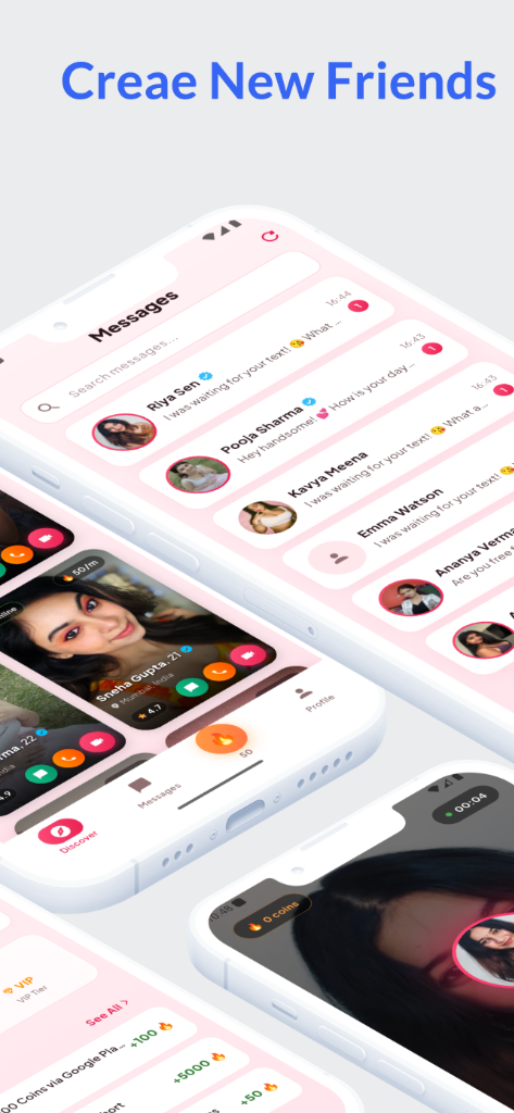 Create New Friends - Direct Messages